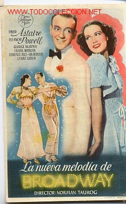 Kino: LA NUEVA MELODIA DE BROADWAY   ,  SENCILLO ,  SI  TIENE CINE IMPRESO , PM4419