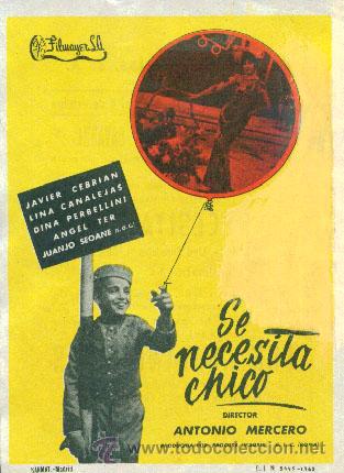 Cine: SE NECESITA CHICO - Foto 1