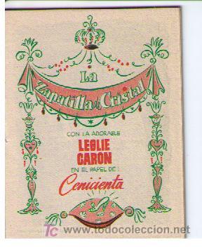 Cine: La Zapatilla de Cristal.Programa librito. - Foto 1