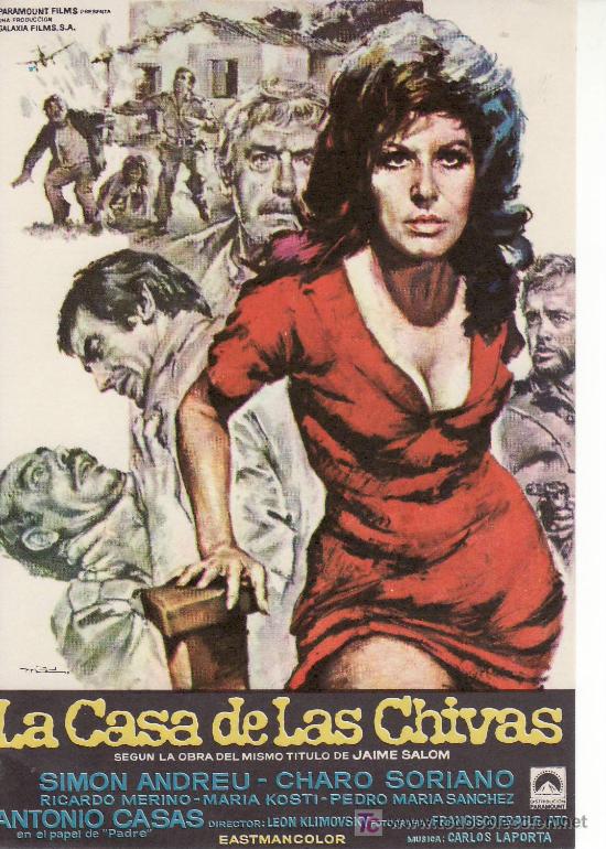 Cine: LA CASA DE LAS CHIVAS.PARAMOUNT FILMS.SIN PROPAGANDA.. - Foto 1
