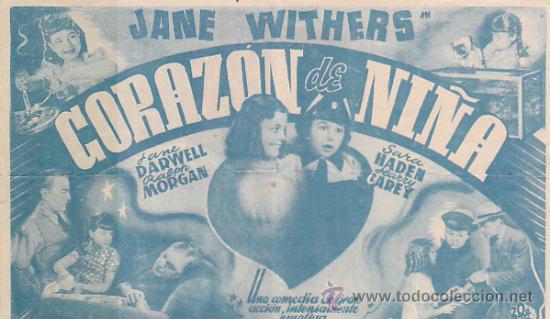 Cine: corazon de ni&ntilde;a. programa doble, ver imagenes - Foto 2