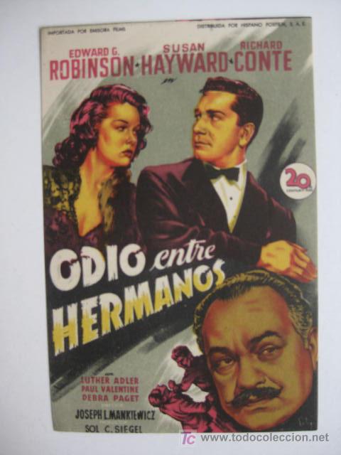 Cine: ODIO ENTRE HERMANOS.-   SOLIGO - Foto 1