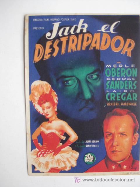 Cine: JACK EL DESTRIPADOR. -  SOLIGO - Foto 1