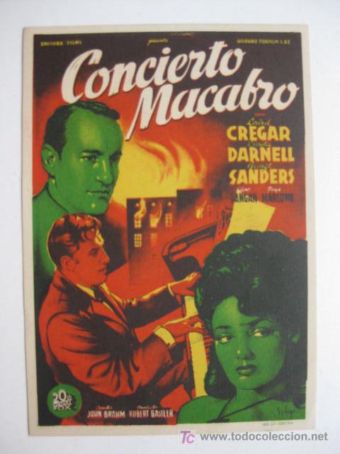 Cine: CONCIERTO MACABRO - SOLIGO - Foto 1
