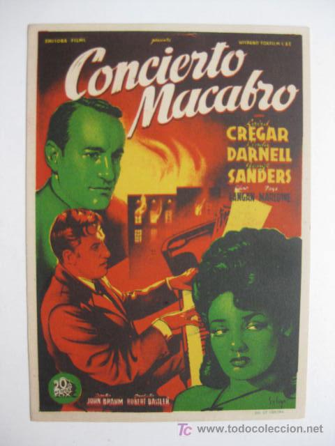 Cine: CONCIERTO MACABRO - SOLIGO - Foto 1