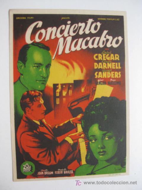Cine: CONCIERTO MACABRO - SOLIGO - Foto 1