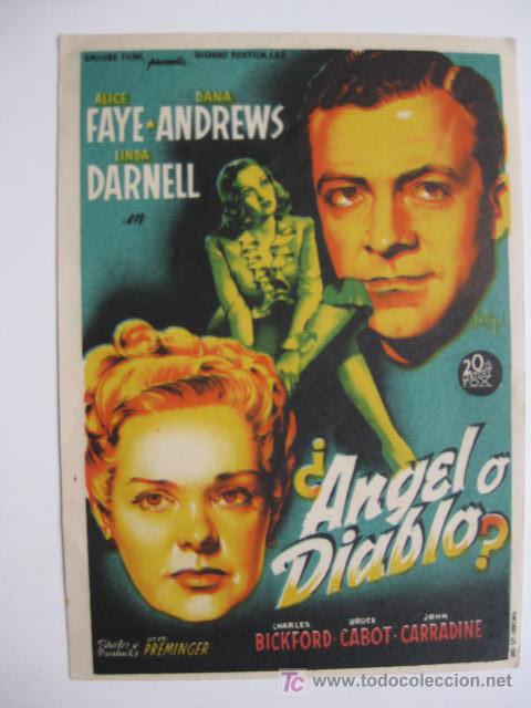 Cine: &iquest;ANGEL O DIABLO?. -  SOLIGO - Foto 1