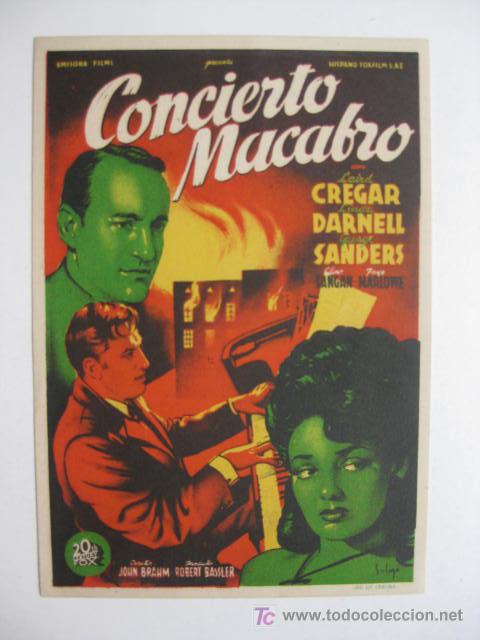 Cine: CONCIERTO MACABRO - SOLIGO - Foto 1