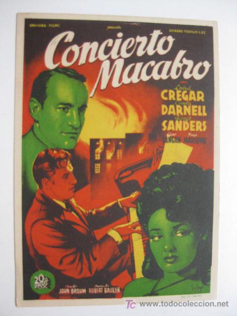Cine: CONCIERTO MACABRO - SOLIGO - Foto 1