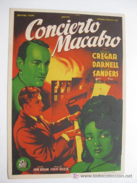 Cine: CONCIERTO MACABRO - SOLIGO - Foto 1