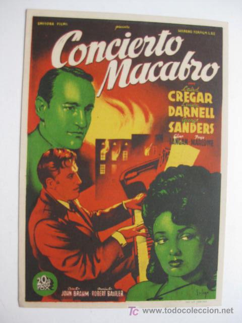 Cine: CONCIERTO MACABRO - SOLIGO - Foto 1