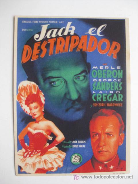 Cine: JACK EL DESTRIPADOR. -  SOLIGO - Foto 1