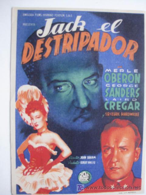 Cine: JACK EL DESTRIPADOR. -  SOLIGO - Foto 1