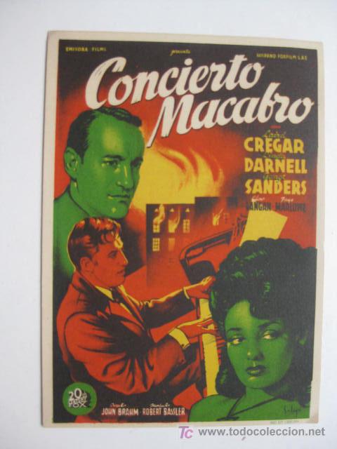 Cine: CONCIERTO MACABRO - SOLIGO - Foto 1