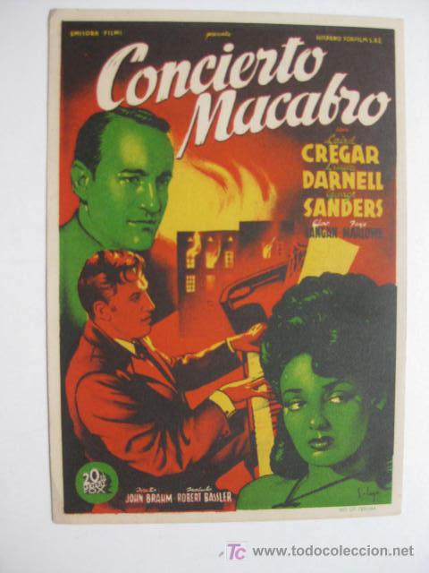 Cine: CONCIERTO MACABRO - SOLIGO - Foto 1
