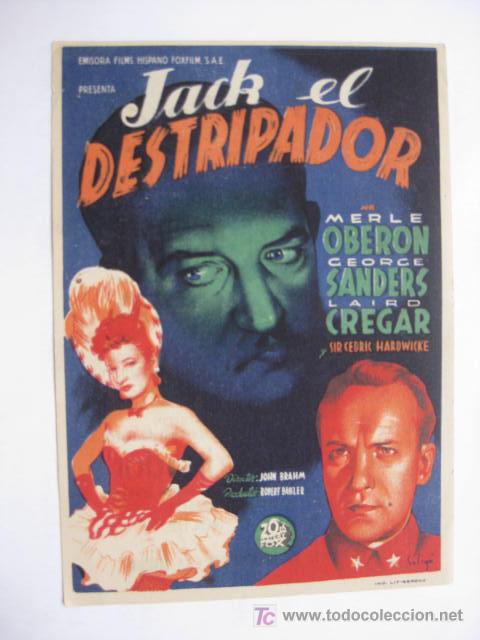 Cine: JACK EL DESTRIPADOR. -  SOLIGO - Foto 1