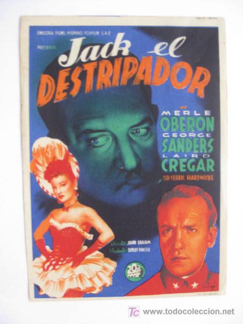 Cine: JACK EL DESTRIPADOR. -  SOLIGO - Foto 1