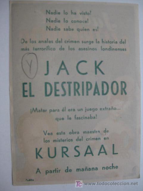Cine: JACK EL DESTRIPADOR. -  SOLIGO - Foto 2