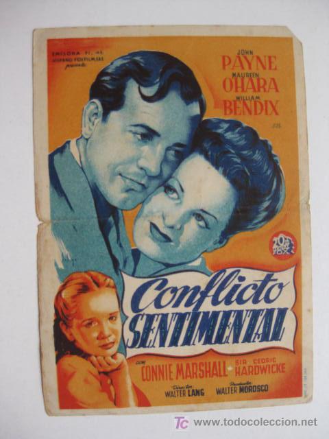 Cine: CONFLICTO SENTIMANTAL - SOLIGO - Foto 1