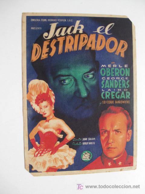 Cine: JACK EL DESTRIPADOR. -  SOLIGO - Foto 1