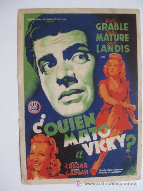 Cine: &iquest;QUIEN MATO A VICKY? - SOLIGO