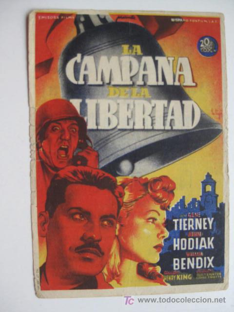 Cine: LA CAMPANA DE LA LIBERTAD . - SOLIGO - Foto 1