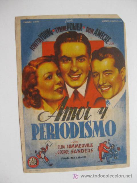 Cine: AM0R Y PERIODISMO  - SOLIGO - Foto 1
