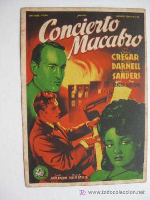 Cine: CONCIERTO MACABRO - SOLIGO - Foto 1