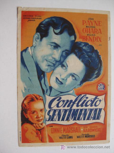 Cine: CONFLICTO SENTIMENTAL - SOLIGO - Foto 1