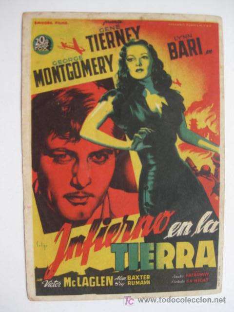 Cine: INFIERNO EN LA TIERRA . -  SOLIGO - Foto 1