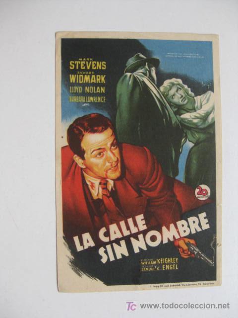 Cine: LA CALLE SIN NOMBRE. -  SOLIGO - Foto 1