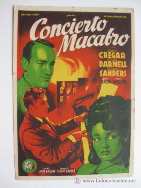 Cine: CONCIERTO MACABRO - SOLIGO - Foto 1