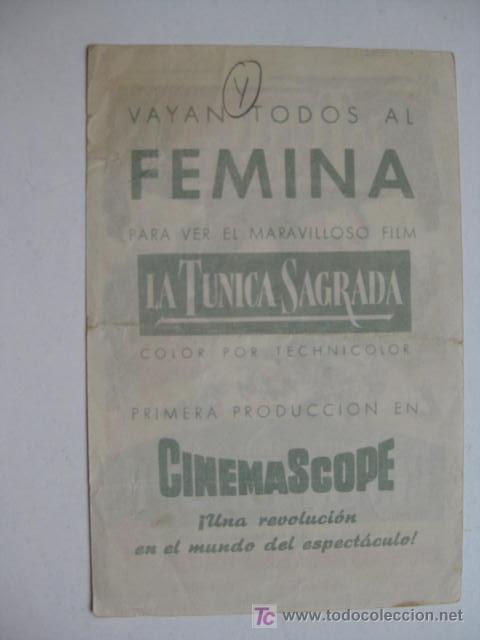 Cine: LA TUNICA SAGRADA - SOLIGO - Foto 2