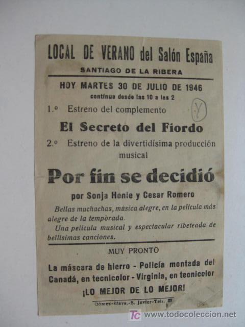 Cine: POR FIN SE DECIDIO .-   SOLIGO - Foto 2