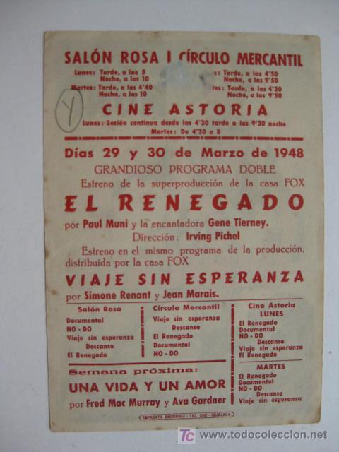 Cine: EL RENEGADO - SOLIGO - Foto 2