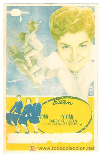 Cine: FALDAS A BORDO PROGRAMA SENCILLO MGM ESTHER WILLIAMS B - Foto 1