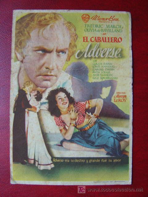 Cine: EL CABALLERO ADVERSE - Foto 1