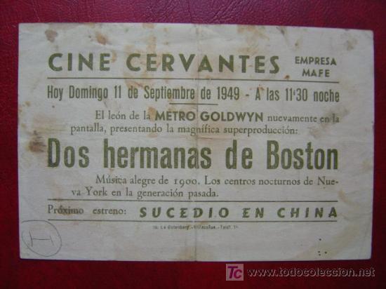 Cine: DOS HERMANAS DE BOSTON - Foto 2