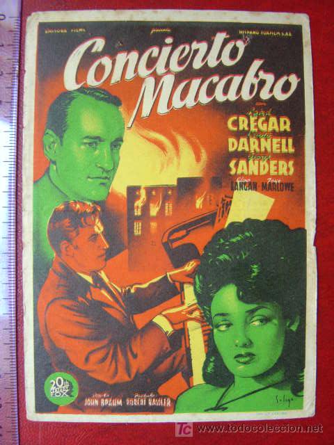 Cine: SOLIGO - CONCIERTO MACABRO - Foto 1