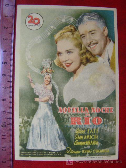 Cine: AQUELLA NOCHE EN RIO - Foto 1
