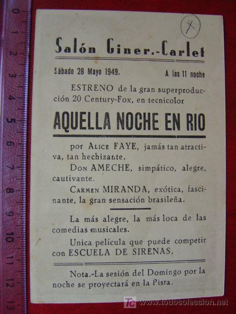 Cine: AQUELLA NOCHE EN RIO - Foto 2
