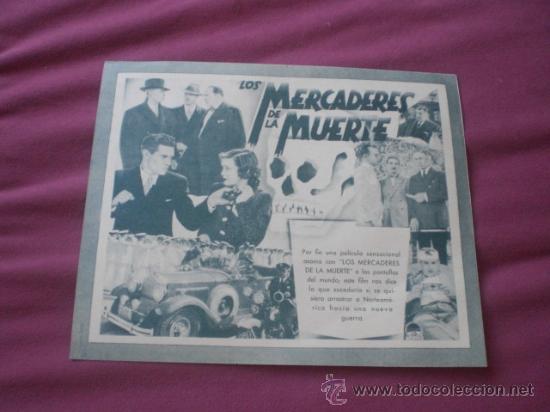 Cine: PROGRAMA FOLLETO DE MANO DE LA PEL&Iacute;CULA - LOS MERCADERES DE LA MUERTE- - Foto 2
