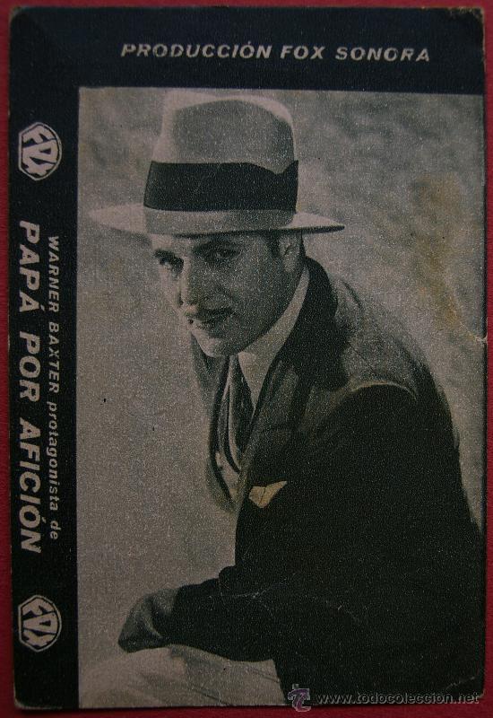 Foglietti di film di film antichi di cinema: PAP&Aacute; POR AFICI&Oacute;N