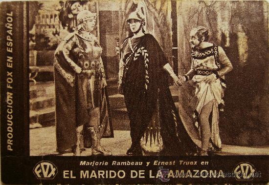 Foglietti di film di film antichi di cinema: EL MARIDO DE LA AMAZONA