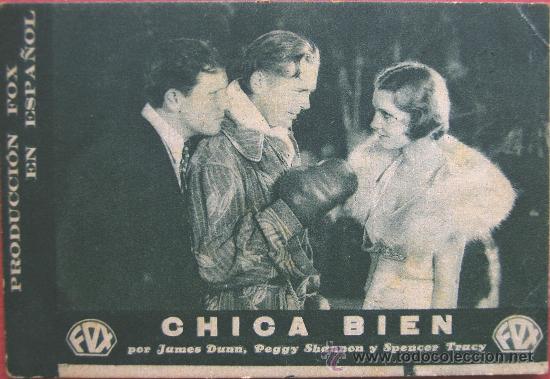 Foglietti di film di film antichi di cinema: CHICA BIEN