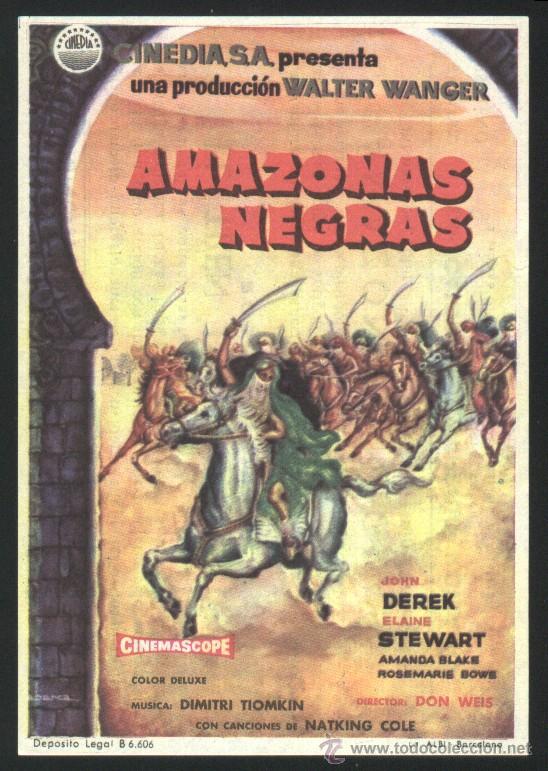 Kino: Q-00017- AMAZONAS NEGRAS (The Adventures of Hajji Baba) (CINE PRINCIPAL) John Derek - Elaine Stewart