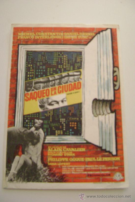 Cinema: SAQUEO EN LA CIUDAD    F011