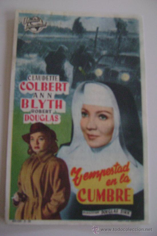 Cine: TEMPESTAD EN LA CUMBRE      F116 - Foto 1