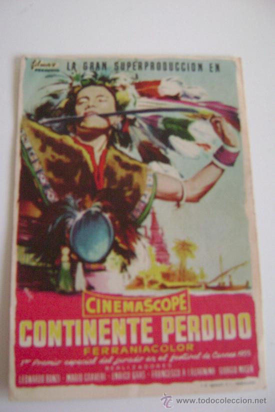 Cine: CONTINENTE PERDIDO    F-120 - Foto 1