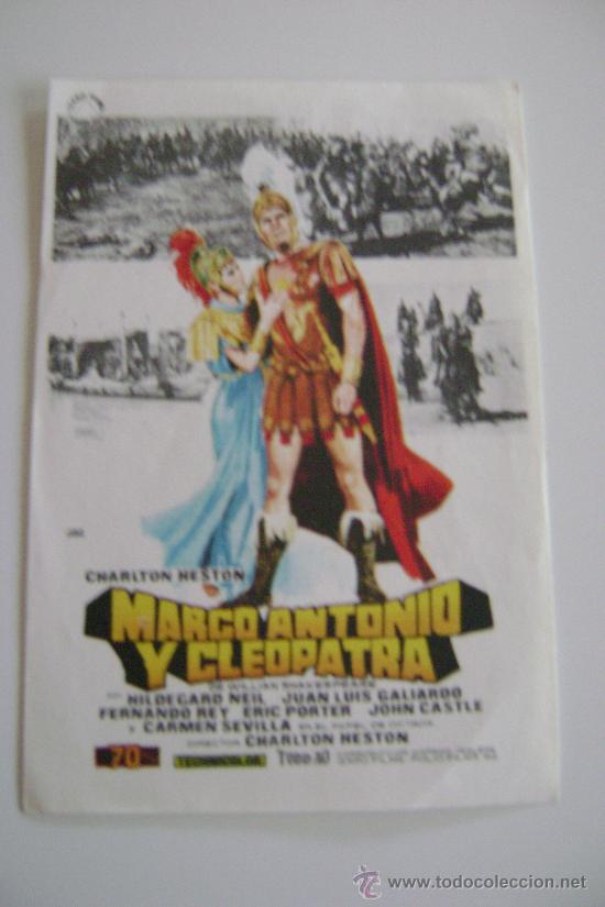 Cine: MARCO ANTONIO Y CLEOPATRA    F173